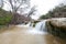 Waterfalls at the green belt