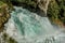 Waterfalls Huka Falls in New Zealand