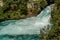 Waterfalls Huka Falls in New Zealand