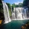 Waterfalls in Jajce, Bosnia-Herzegovina