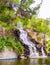 The waterfalls in Loutraki.