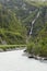 Waterfalls in Lowe river canyon