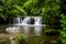 Waterfalls of Monte Gelato in the Valle del Treja near Mazzano Romano, Lazio, Italy