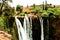 The waterfalls of Ouzoud - a tourist attraction in Morocco