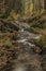 Waterfalls on river Cista in Krkonose mountains