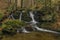 Waterfalls on river Cista in Krkonose mountains