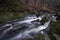 Waterfalls in the river Hoegne