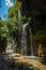 Waterfalls on the river Krikiliotis at Panta Vrexei in Evritania, Greece