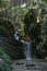 Waterfalls at Seven Ladders Canyon in Romania