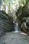 Waterfalls at Seven Ladders Canyon in Romania