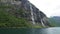 Waterfalls Seven Sisters, Geiranger fjord, Norway