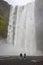 Waterfalls in the Skoda river. Iceland. Nature and places for wonderful travels