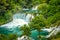 Waterfalls Skradinski Buk in The Krka National Park in Croatia