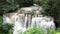 Waterfalls in tropical rain forest after heavy rain