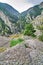 Waterfalls in Vall de Nuria, Pyrenees, Catalonia, Spain