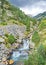 Waterfalls in Vall de Nuria, Pyrenees, Catalonia, Spain