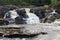 Waterfalls, waterfall of Orchy in the Highlands of Scotland