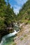 Waterfalls in the Weissbachschlucht in Chiemgau Bavaria