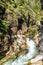 Waterfalls in the Weissbachschlucht in Chiemgau Bavaria