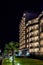 Waterfront 4 stars Sentido Marea hotel lights at night