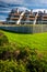 Waterfront apartment buildings in Coronado, California.