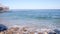 Waterfront beachfront cafe on piles or pillars, Monterey beach, California coast