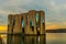 Waterfront building in Vejle harbor