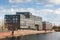 Waterfront buildings in Bremen, Germany