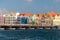 Waterfront buildings and Queen Emma Bridge from Rif Fort battlements