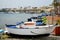 The waterfront and fishing boats at Milazzo, Sicily, Italy