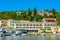 Waterfront of Greek town Kassiopi, Corfu