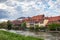 Waterfront houses Little Venice Bamberg Old Town Bavaria Germany