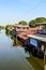 Waterfront in Huatakea floating market Bangkok city Thailand