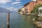 The waterfront of Malcesine and Lago di Garda Lake