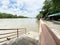 Waterfront near Bangprakong river at Chachoengsao Thailand