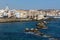 Waterfront of the Ortigia island in Sicily, Italy