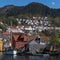 Waterfront view of Bergenhus, Bergen, Norway