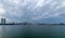 Waterfront view of Burj Khalifa, World Tallest Tower under Cloudy Sky. A view from Sheikh