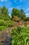 Watergarden at Christchurch Botanic garden in New Zealand