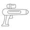 Watergun icon, outline style