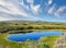 Waterhole in th wilderness of Cape Point National Park. Small waterhole in the wilderness of Cape Point National Park