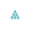 Watering or absorb pictogram. Blue water drops, drips or droplets