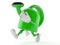 Watering can character running