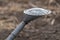 Watering can spout and diffuser. Part of Old watering still iron can, simple vessel for drip irrigation of plants