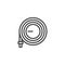 Watering hose outline icon