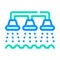 Watering irrigation system color icon vector illustration
