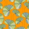 Waterlily seamless flower tropical pattern