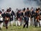 Waterloo, Belgium - June 18 2017: Scenes from the reenactment of