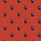 Watermellon seeds seamless pattern