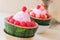 watermelon bingsu dessert